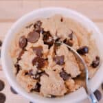 The best chickpea cookie dough ever, high protein, lactation cookie