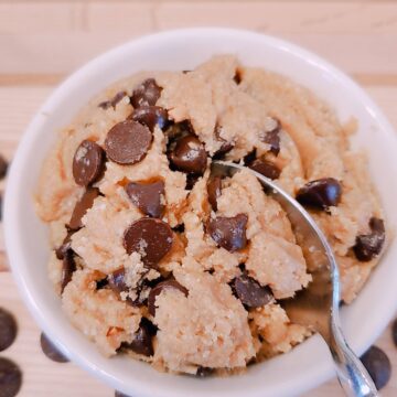 The best chickpea cookie dough ever, high protein, lactation cookie