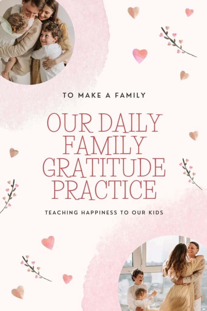 Our nightly family meeting- how we transition to bedtime with a gratitude practice